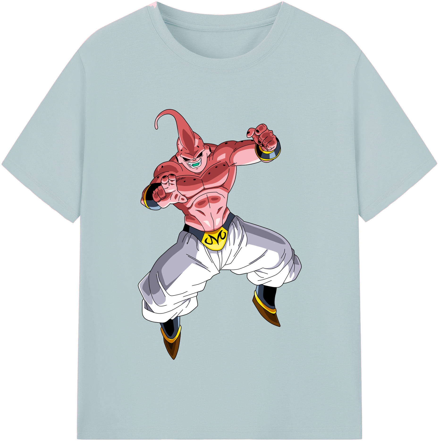 （画像用） ドラゴンボール 魔人ブウ DRAGON BALL Majin Buu 綿100％半袖Tシャツ（フロントプリント）